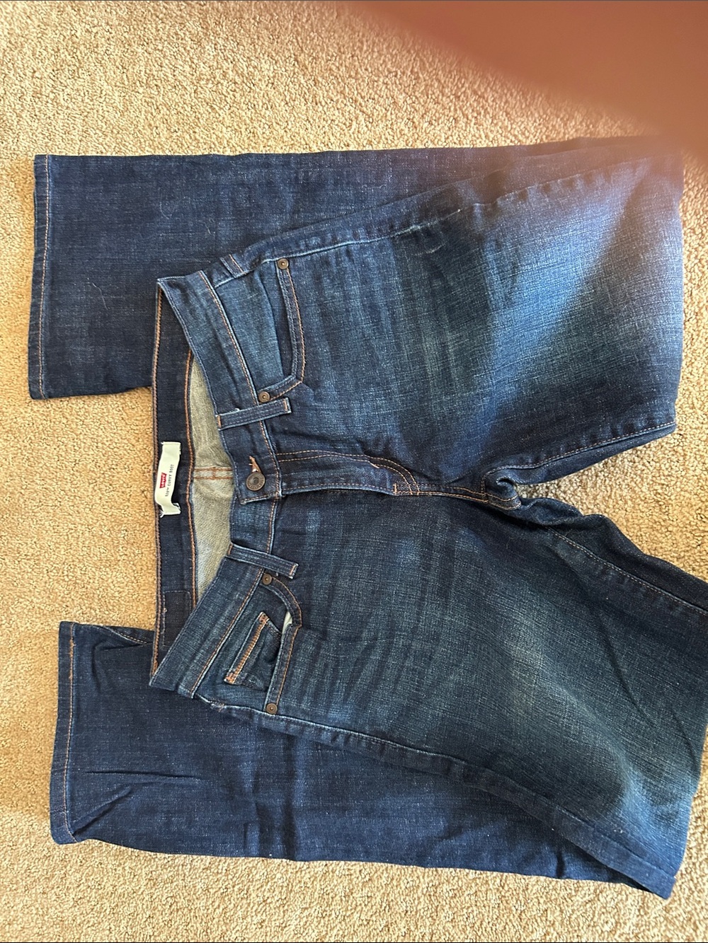 Levi's Women's Curvy Boot Jeans in Dark Indigo size 10M